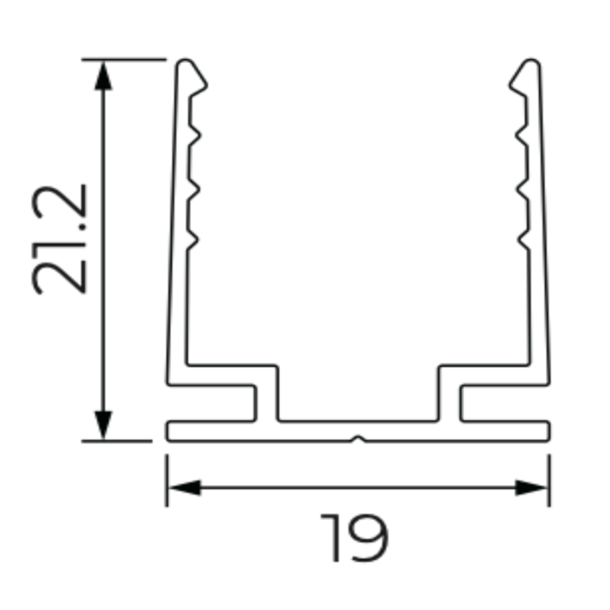 Signature Aluminium Profile 16x17