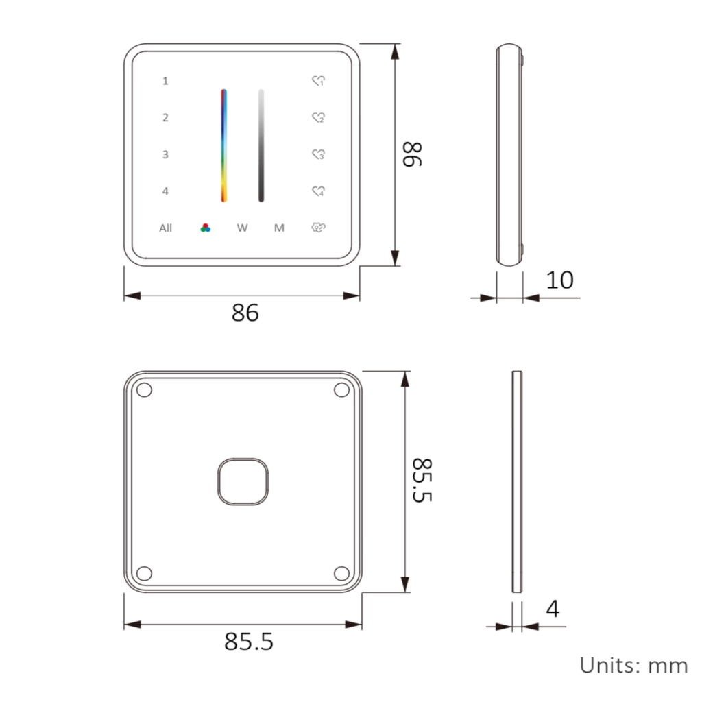 Luxe Pro Panel Remote